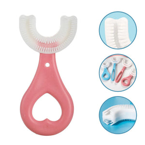 U-Shaped Children Toothbrush - 360º Soft Children Safe Materials